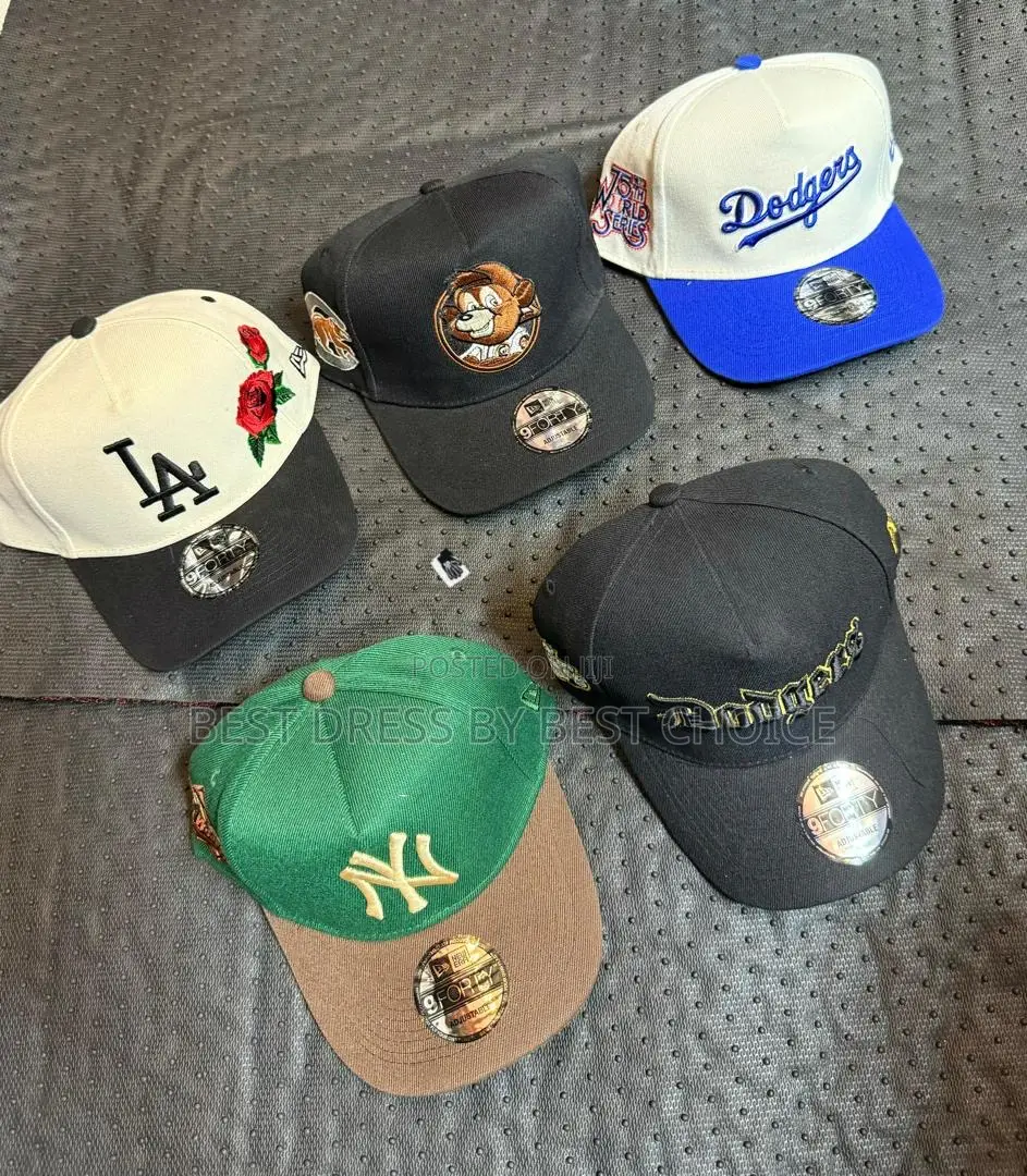 High Quality Pre Curve Non Adjustable Snapback Caps 🧢