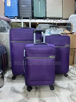 Set of 3 Certain Fabric Luggage Boxes