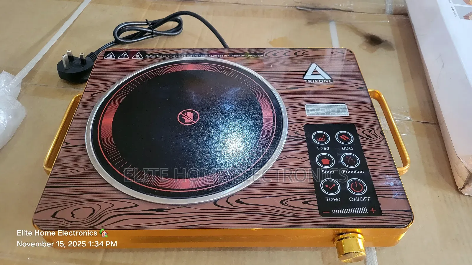 Trifone Electric Ceramic Hot Plate