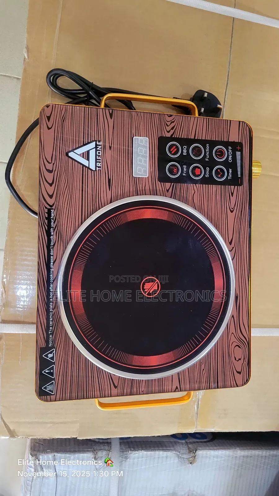Trifone Electric Ceramic Hot Plate