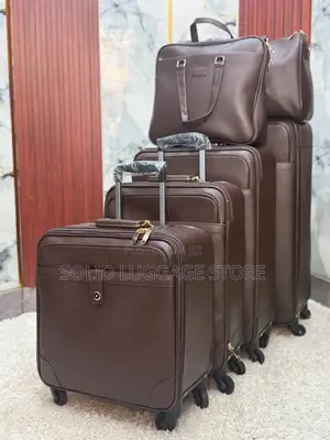 Original Good Leather Traveling Boxes