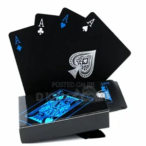 Waterproof PVC Poker Cards Durable Perfect for Game Nights Parties