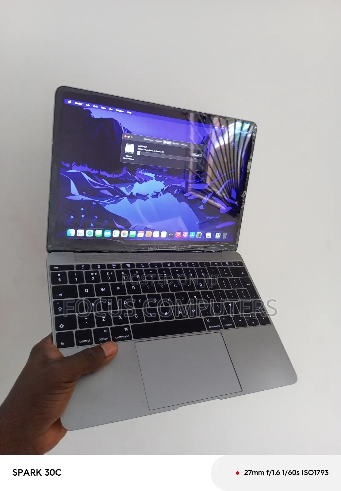 Laptop Apple MacBook 2015 8GB Intel Core M SSD 256GB