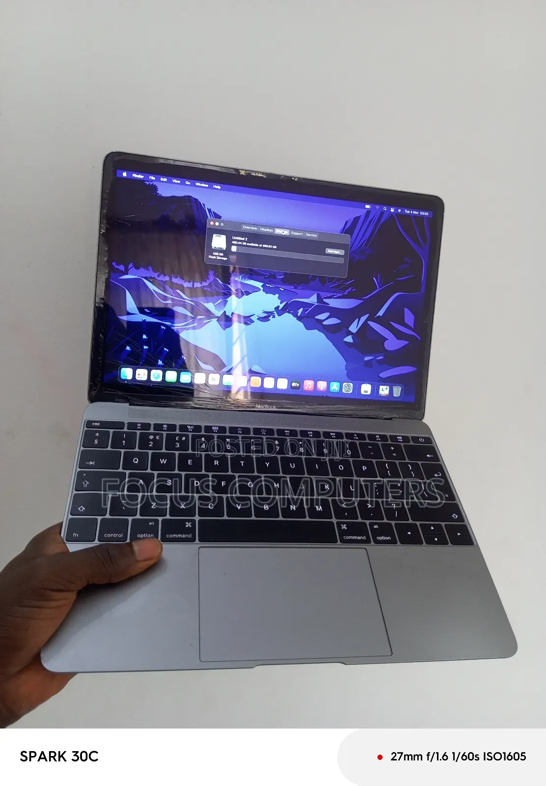 Laptop Apple MacBook 2015 8GB Intel Core M SSD 256GB