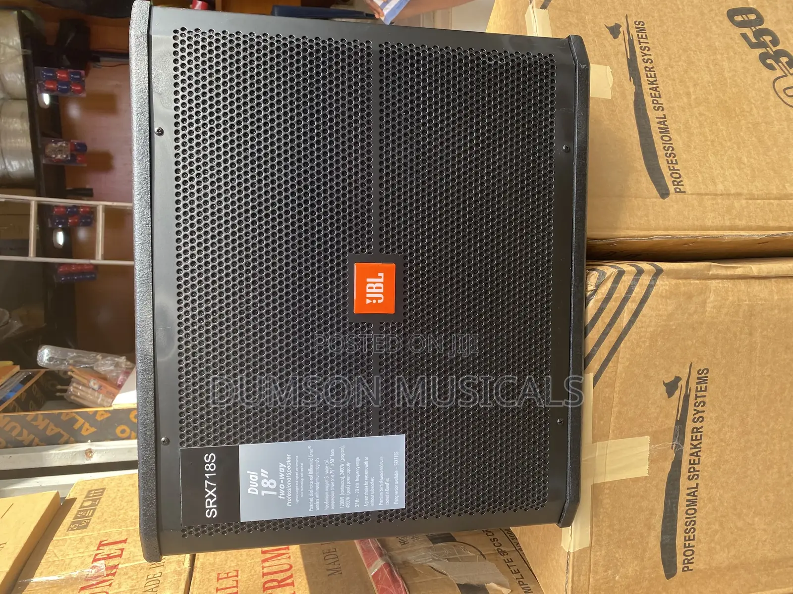JBL Single Subwoofer Srx718s Big Magnet