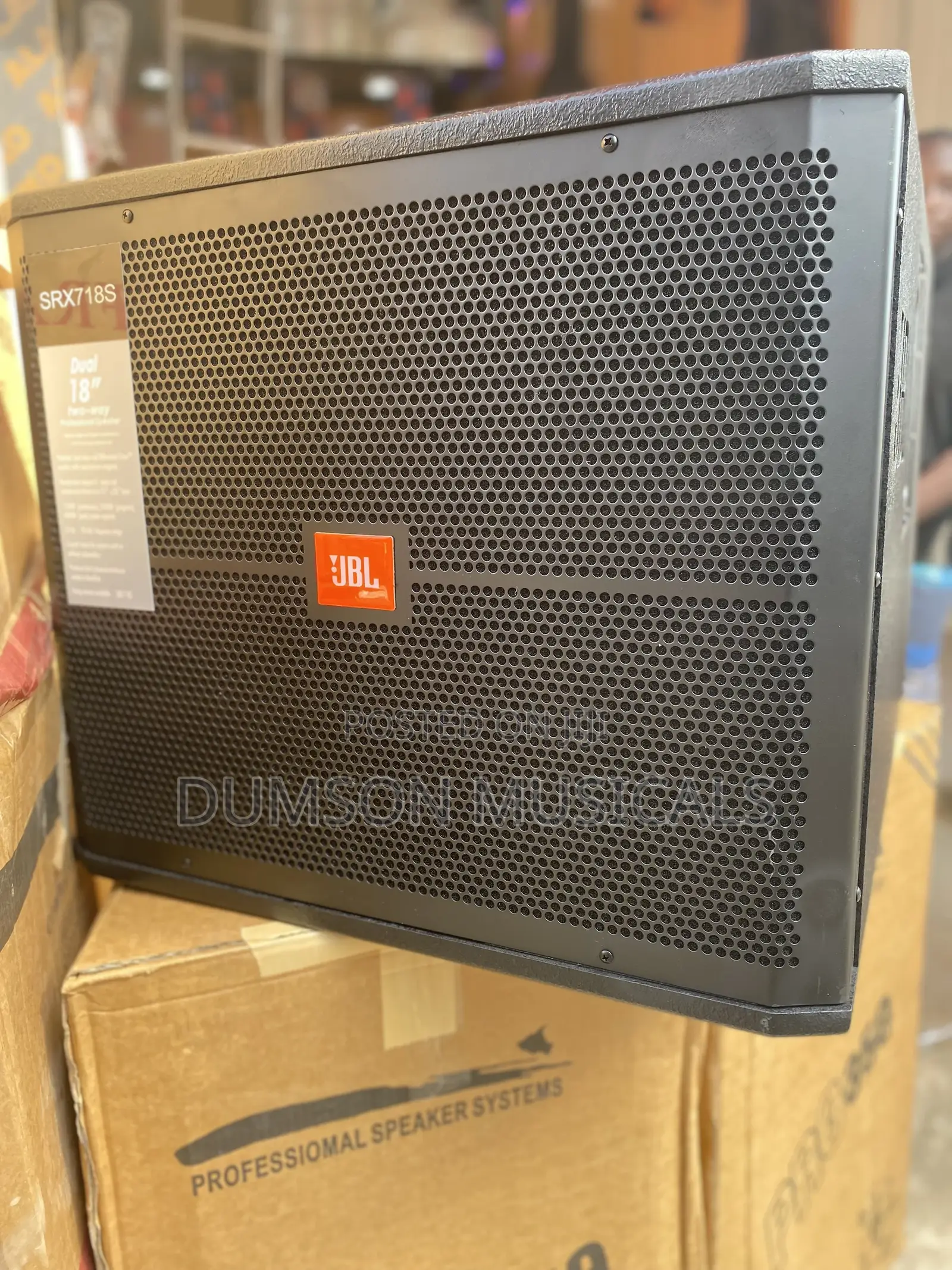 JBL Single Subwoofer Srx718s Big Magnet