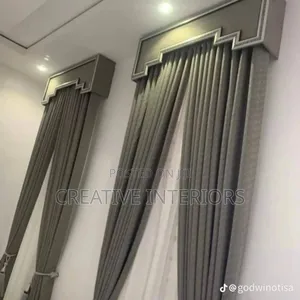 Quality Fabric Curtains With Board Frame