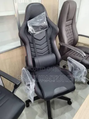 Executive Gaming Chair, Black, White, Blue,Red,Gray