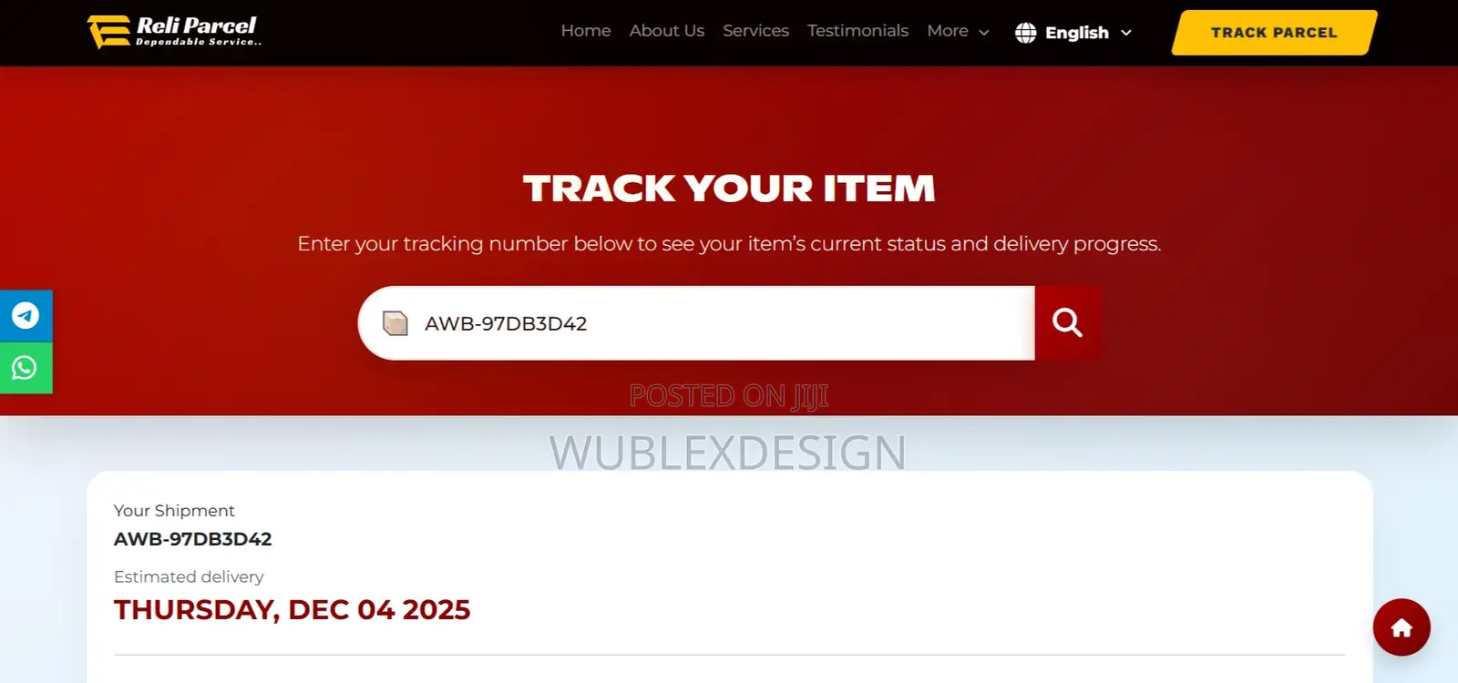 Courier Web Script - Track Parcels, Full Admin Panel, Email Alerts