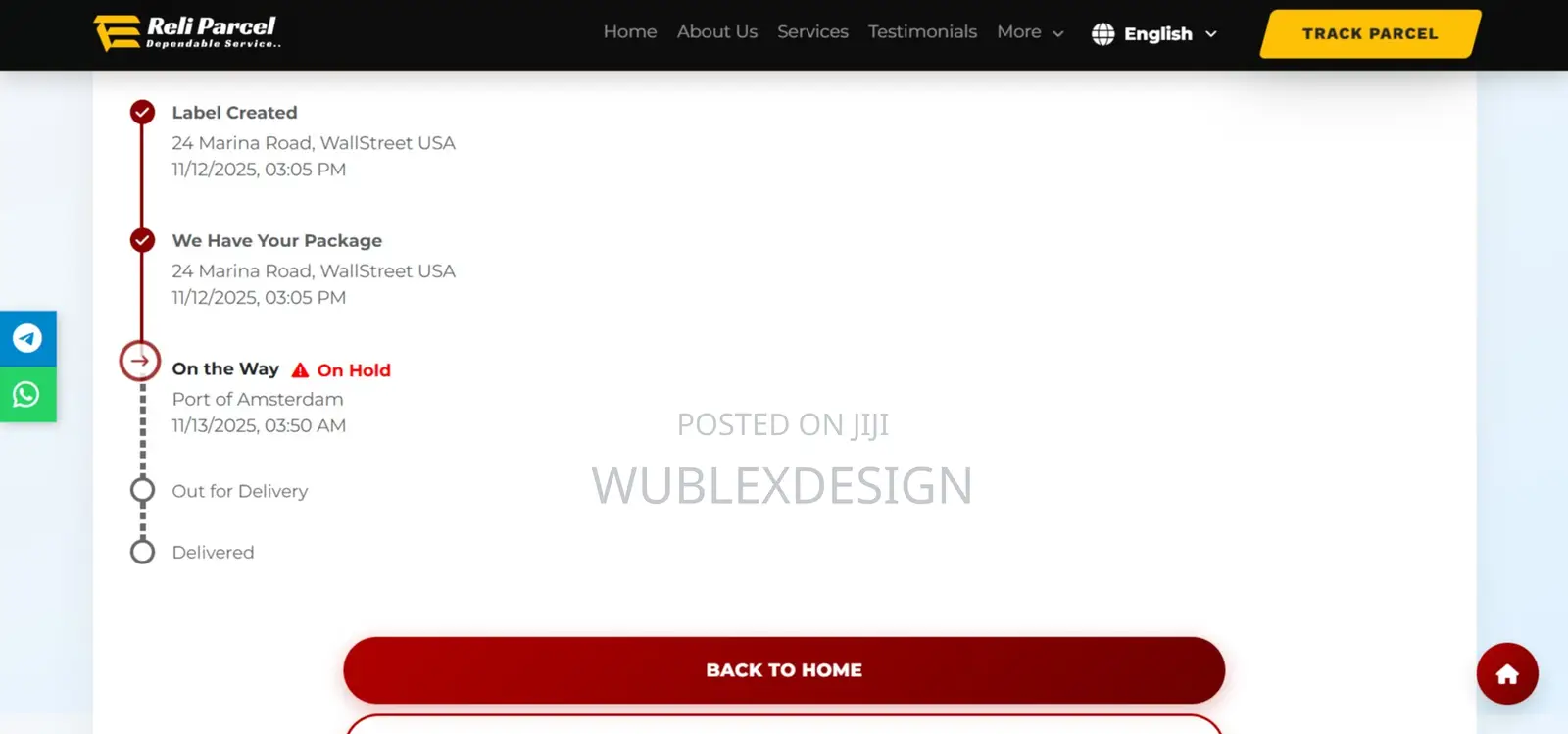 Courier Web Script - Track Parcels, Full Admin Panel, Email Alerts