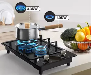 Original High Sky-Oppein Inbuilt 2 Burners Gas Cooker Hob Automatic