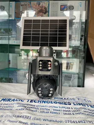 V380pro Dual Lens Solar Camera CCTV 6mp