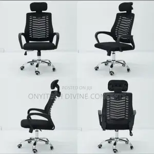 Office Net Chair With Headrest B05003