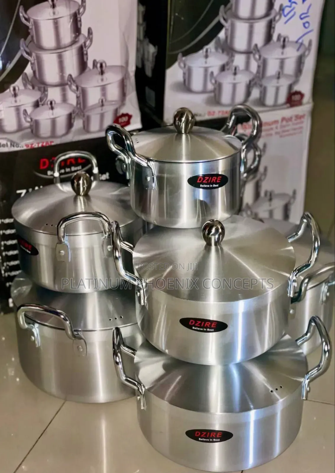 7set of Aluminum Dzire Pot