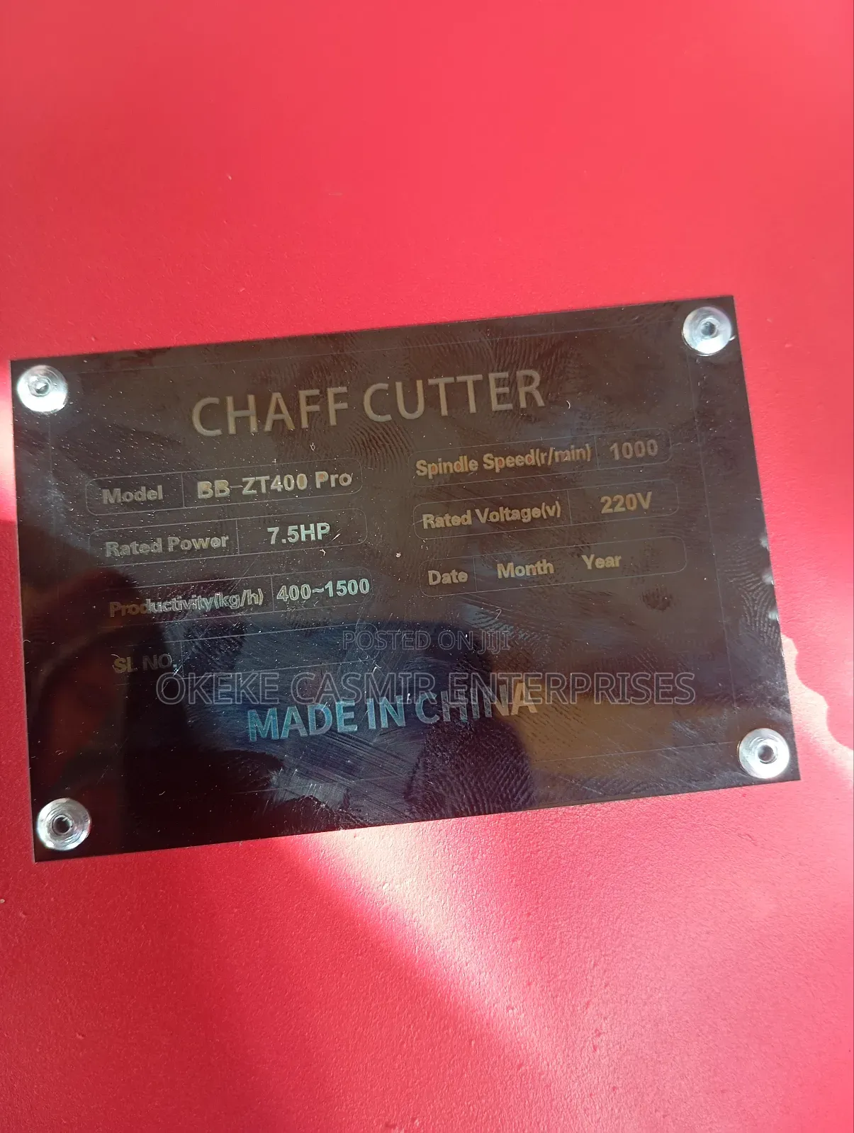 Chaff Chopper Machine