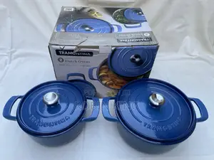 Tramontina Cast Iron Dutch Ovens Set of Two Sizes 4 Qt 6 Qt