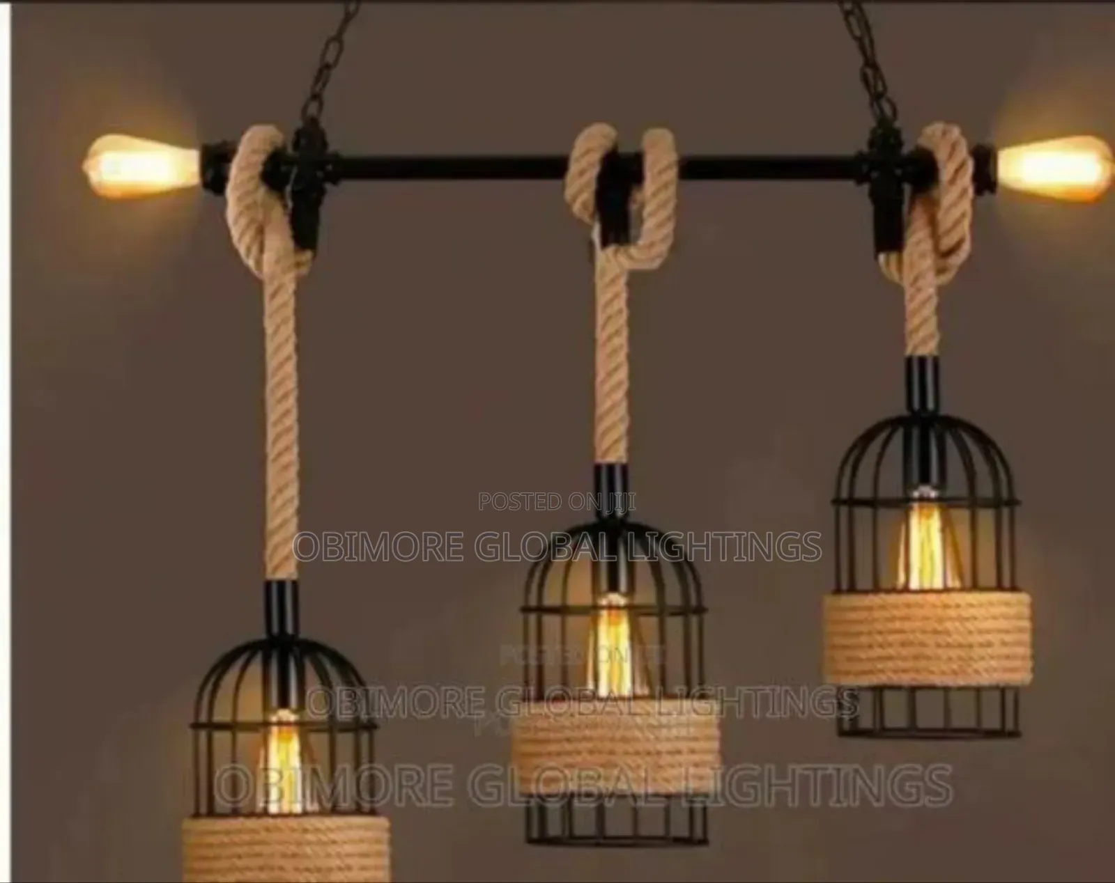 Chandelier 3drop bulbs