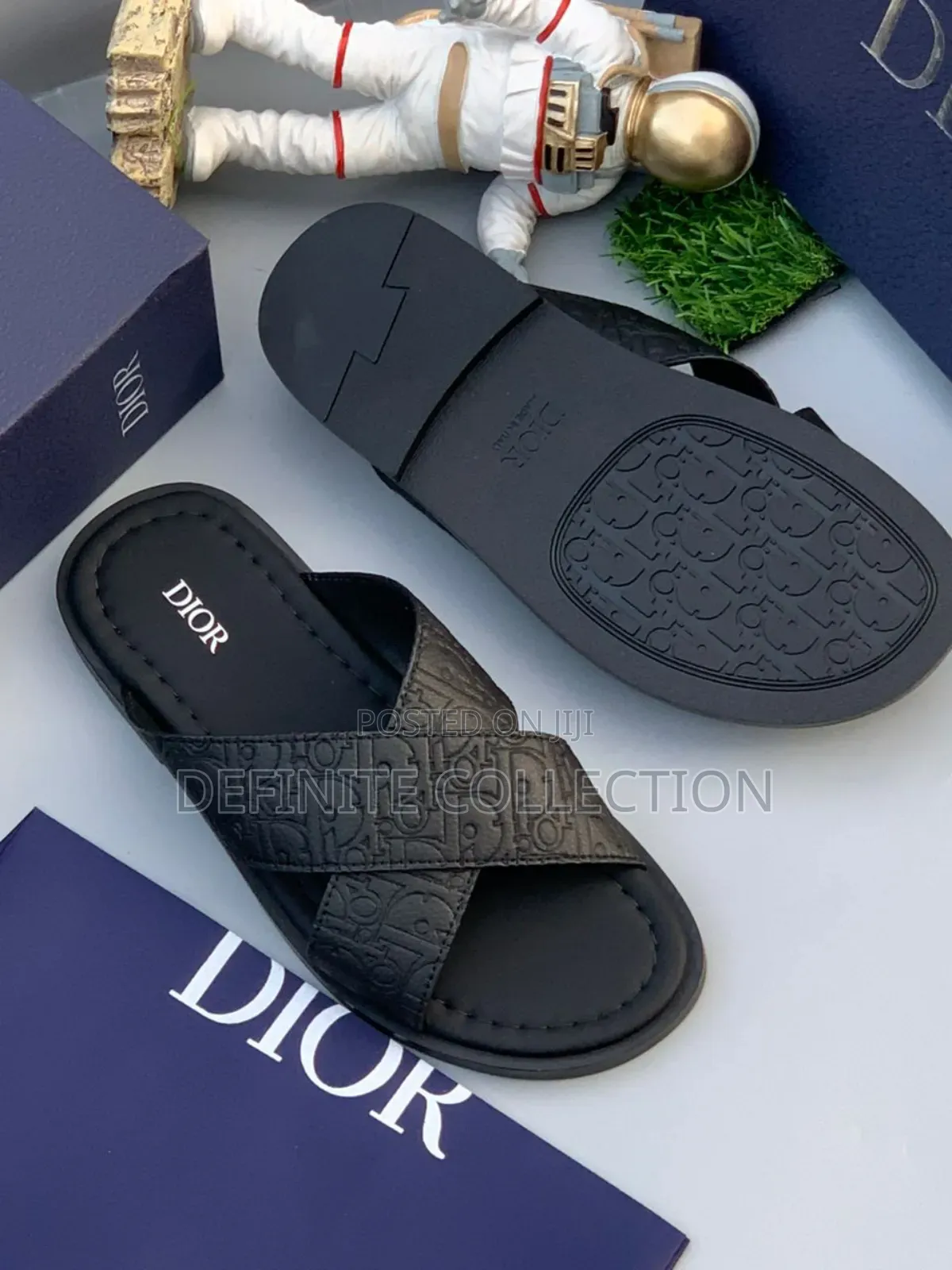 New Dior Leather Slippers