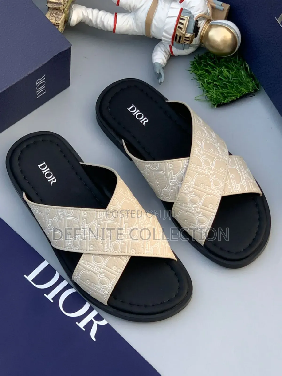 New Dior Leather Slippers