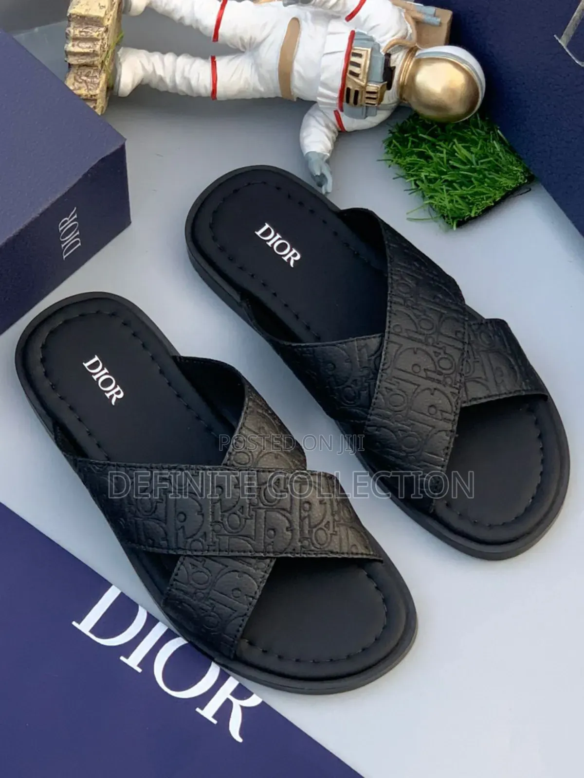 New Dior Leather Slippers