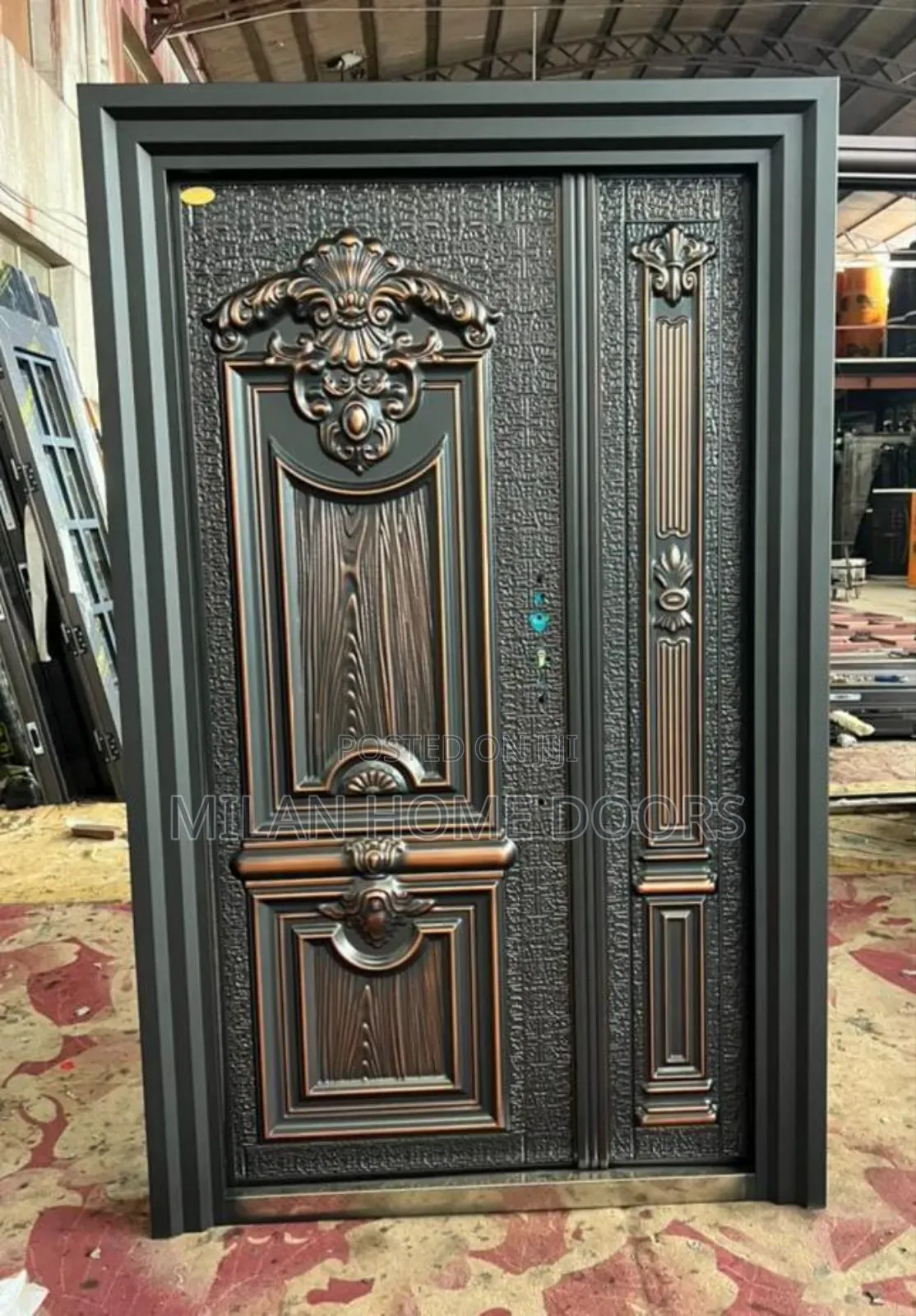4ft Copper Cast Security Door Big Frame