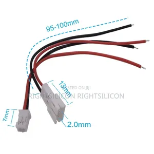 Usa JST Ph2.0 Micro Connector Wired Plug - 2pin Male Female 100mm