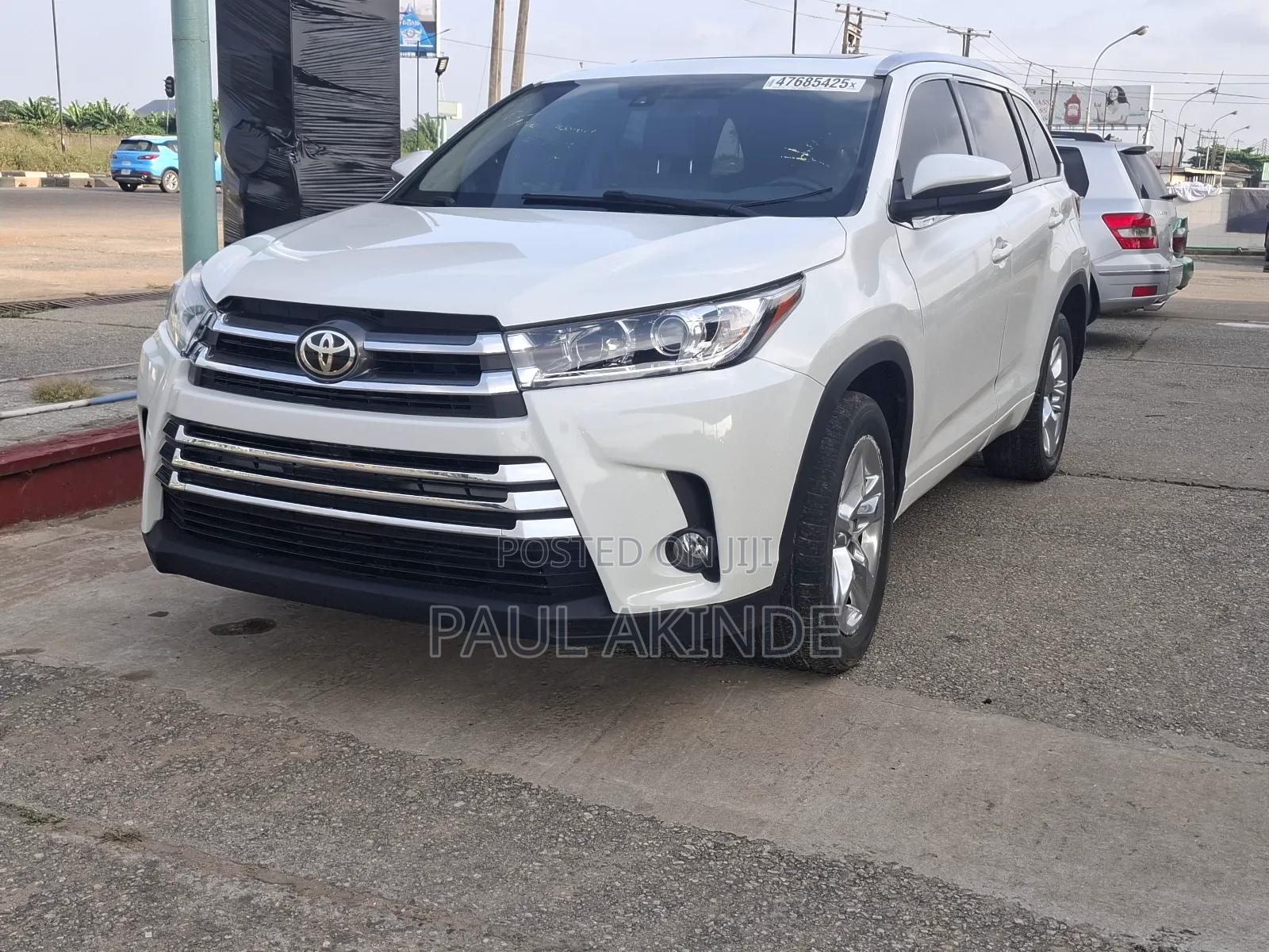 Toyota Highlander Limited V6 4x4 (3.5L 6cyl 6A) 2016 White