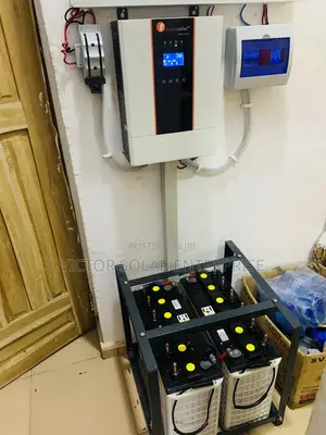 Set For 2 Batteries And 3kva Hybrid Inverter