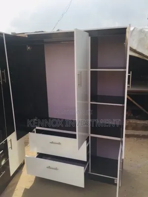 White Standard 3 Doors Wardrobe