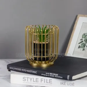Decorative Metal Planter With Stand