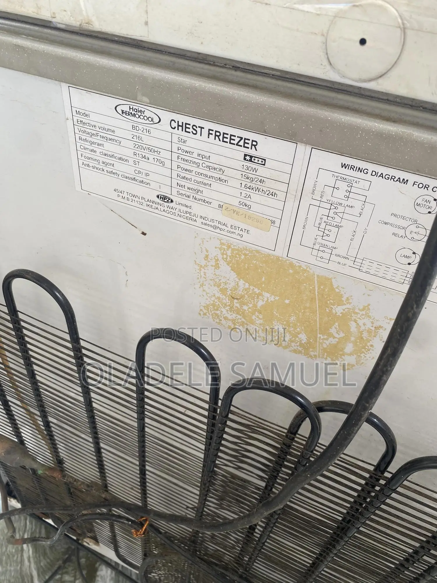 Haier Thermocool Chest Freezer Bd-216