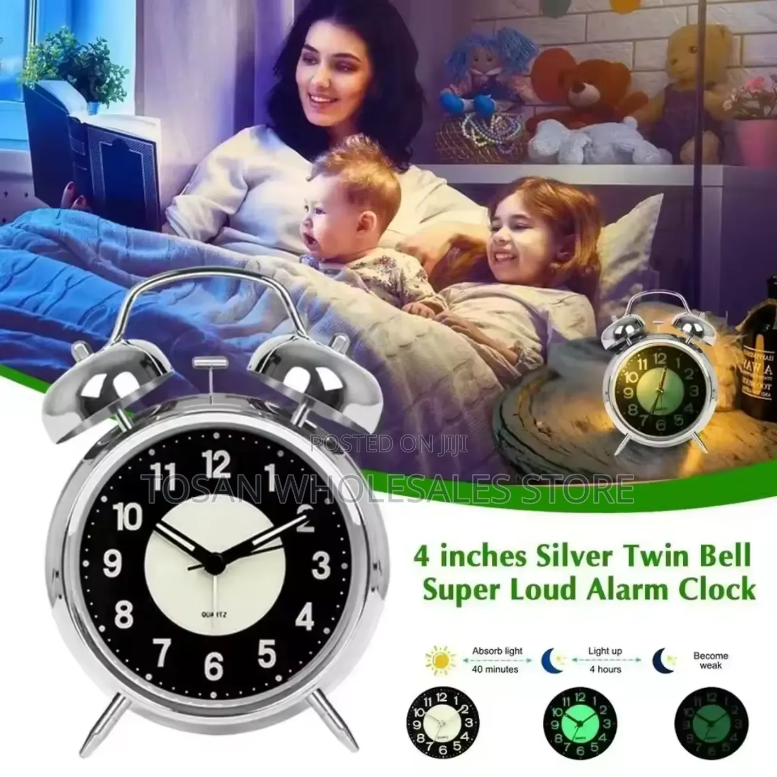 Alarm Clock With Night Led Display
