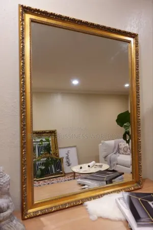 Large Vintage Mirror With Gold Frame