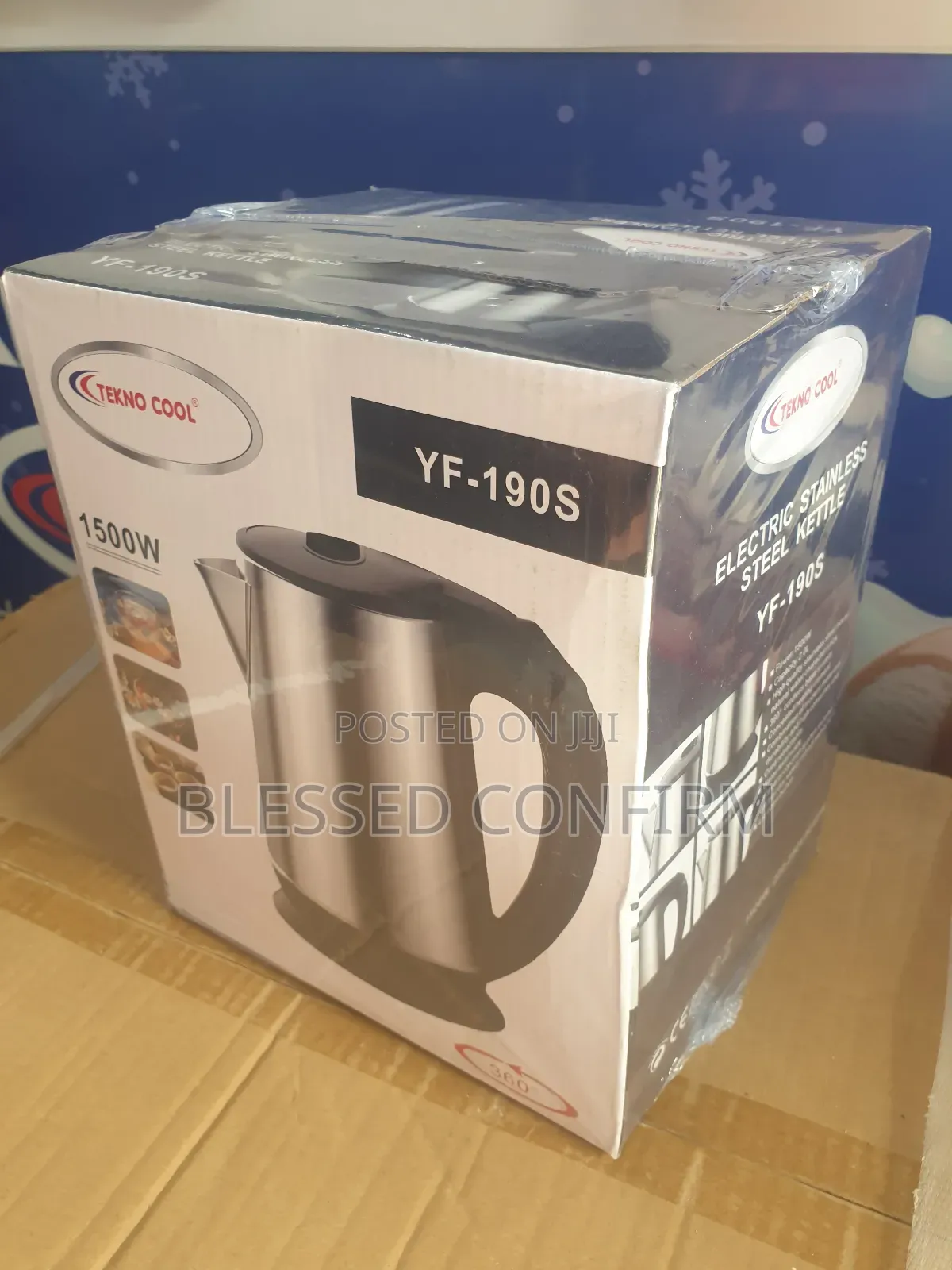 Teknocool 2.2litre Electric Kettle Yf-190s