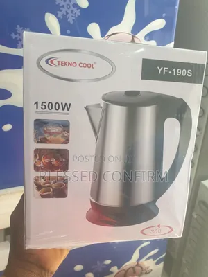 Original 2.2litre Super Easy Teknocool Electric Kettle Model Yf-190s