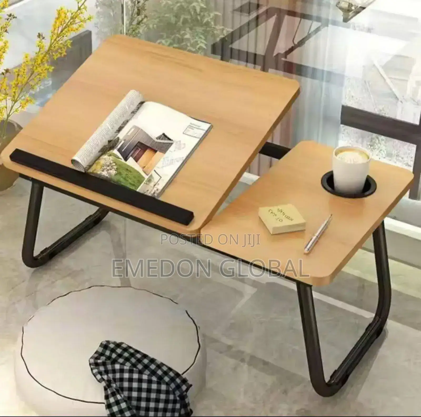 Integrated Foldable Table With Adjustable Height
