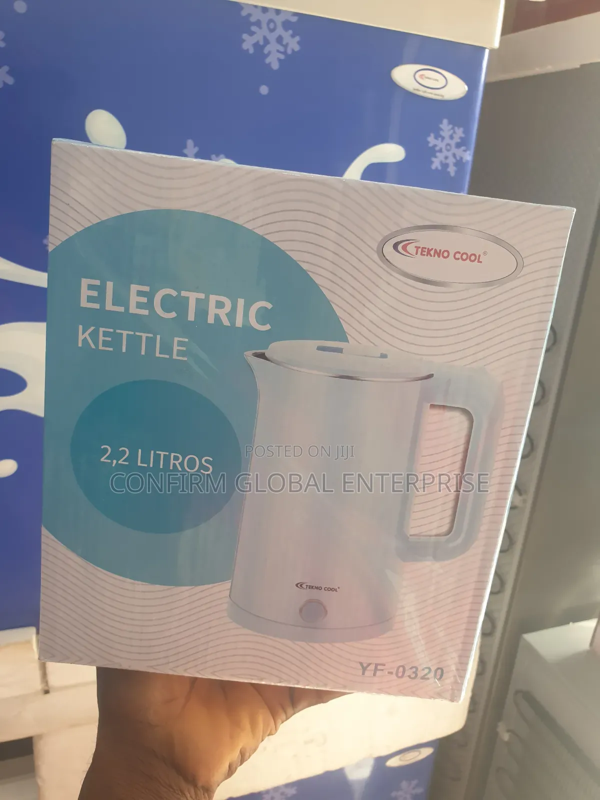 Teknocool 2.2litre Super Fast Electric Kettle Model Yf-0320