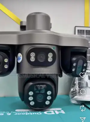 4g V380 Pro 3 Motorized Lens PTZ Solar Camera With 128gb Storage