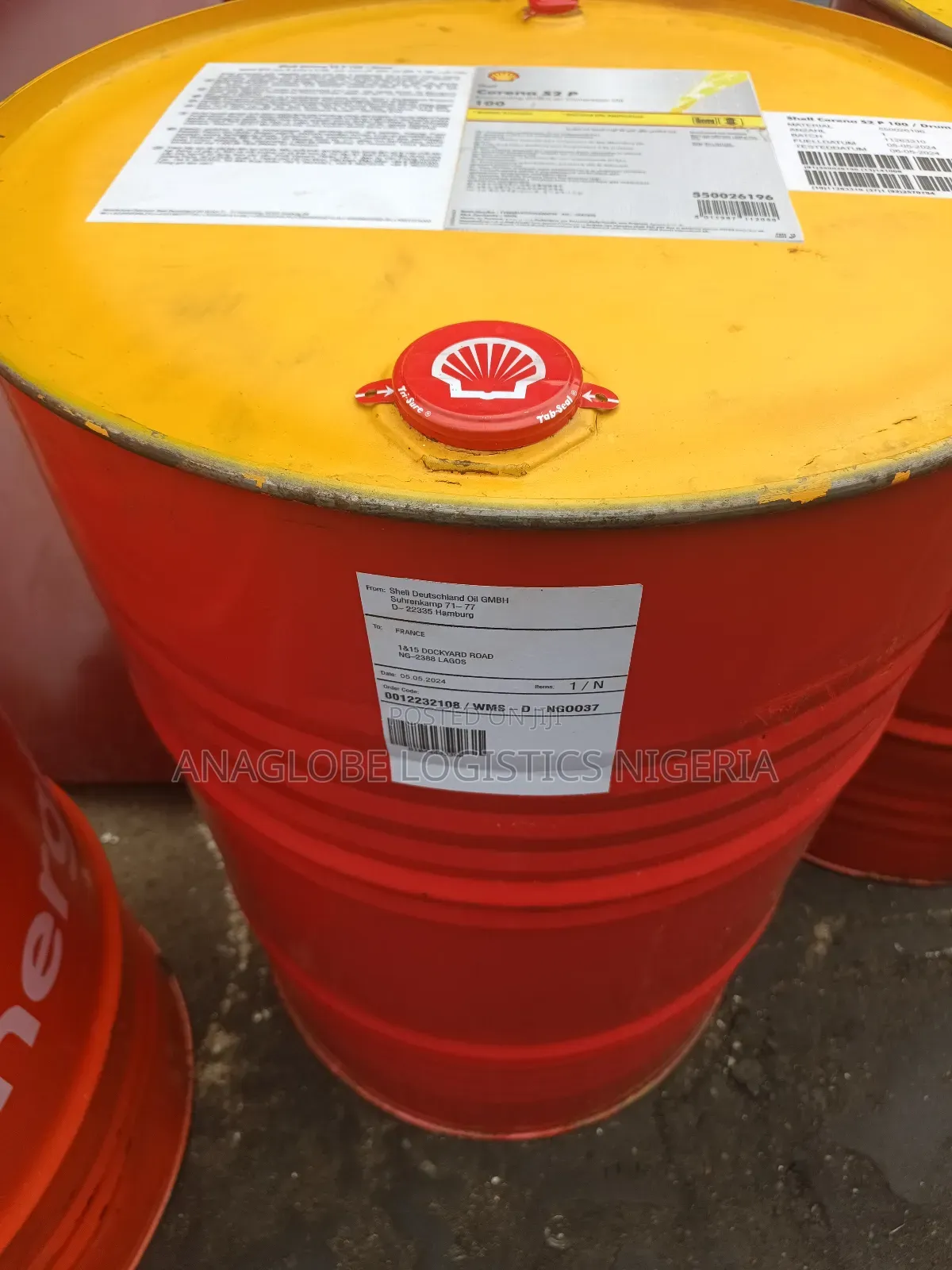 Shell Corena S2 P-100 Compressor Oil (205l) for sale - Anaglobe ...