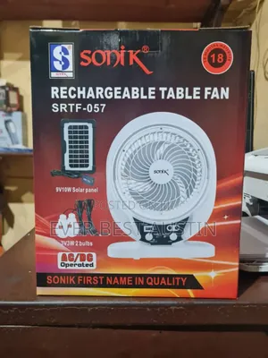 Sonik Japan Table 3in1 Rechargeable Fan