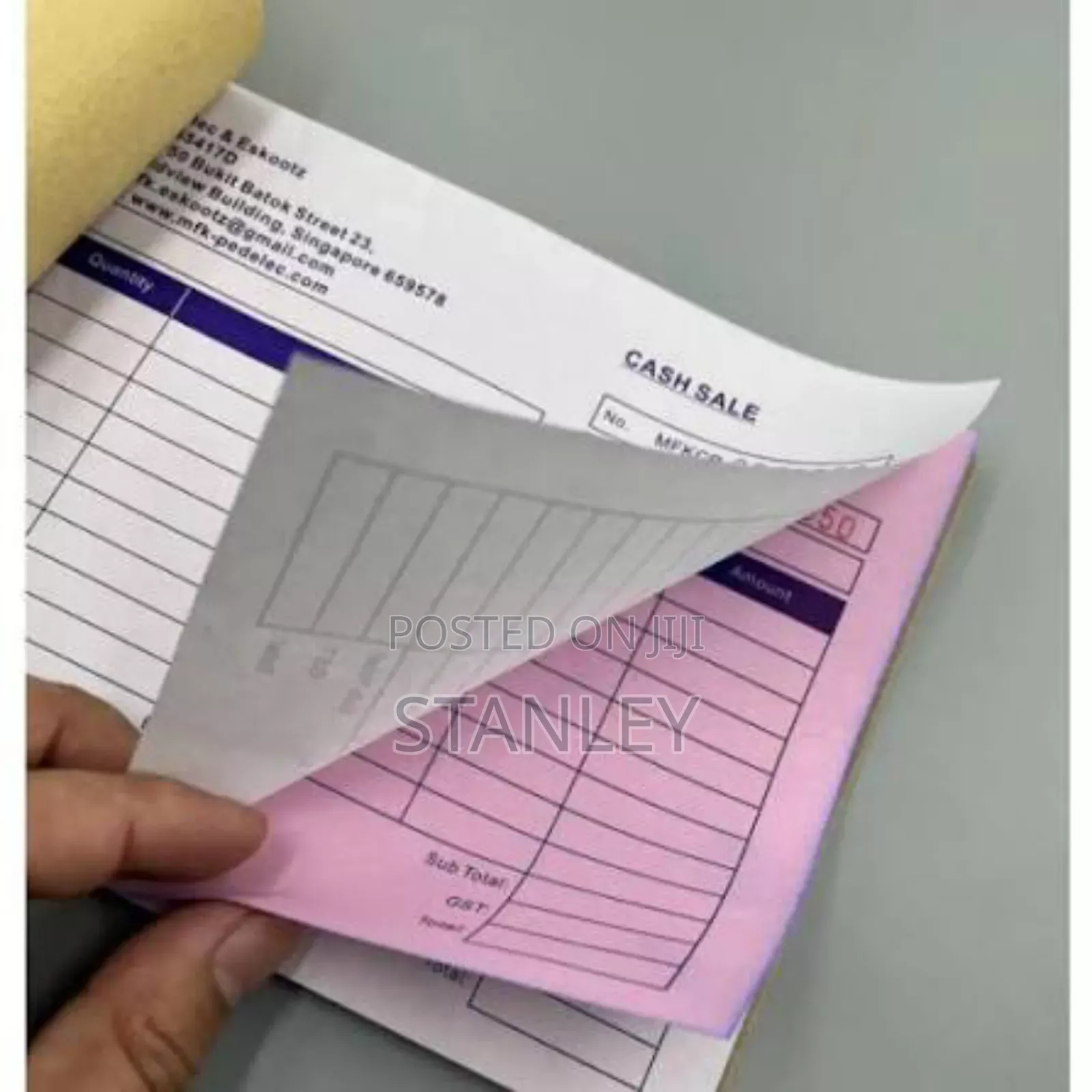 A5 Invoice / Receipt