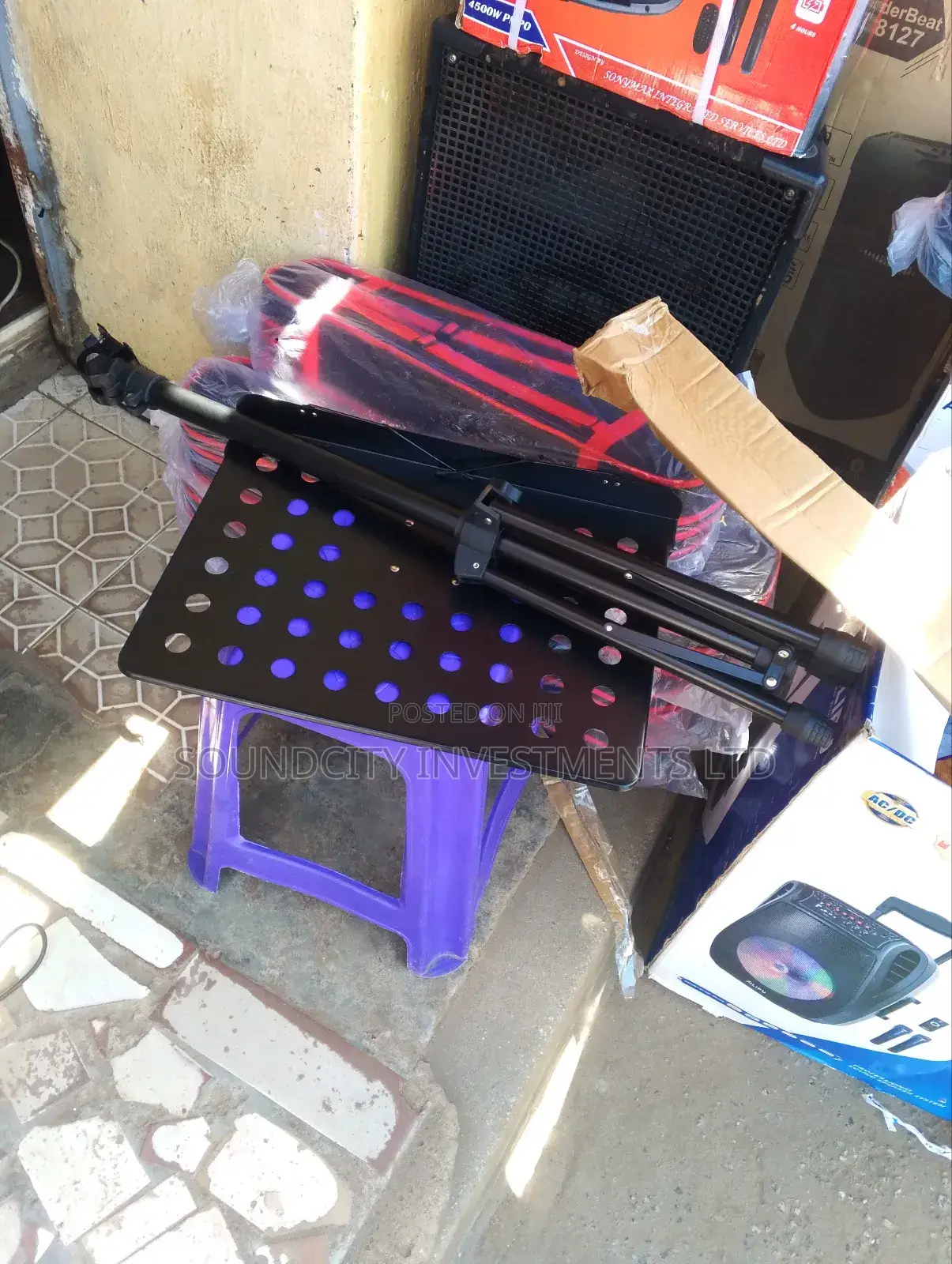Music/Reading Stand (Mini Pulpit With Big Pole)