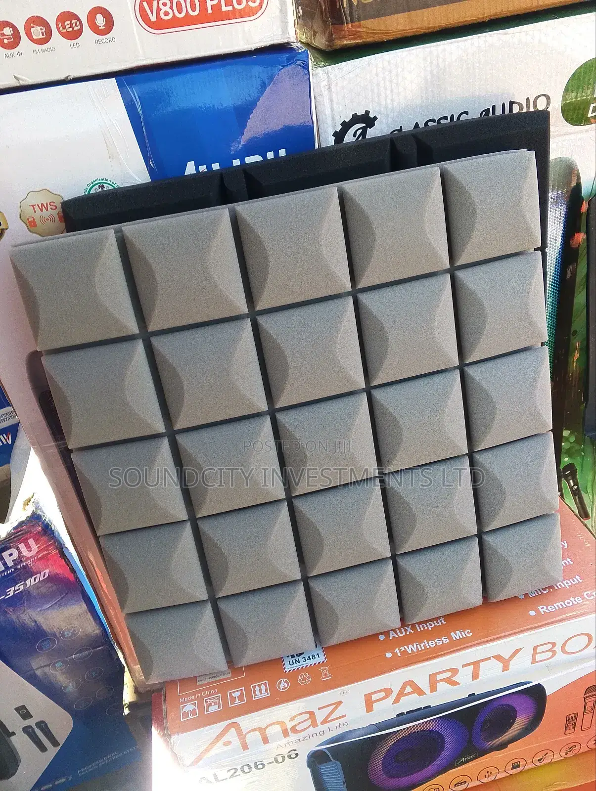 Adhesive Acoustic Foam Pad For Studio & Soundproofing