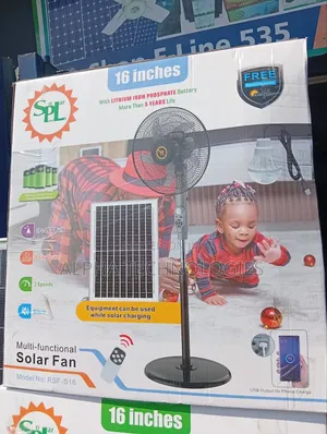 SPL Solar Rechargeable Fan