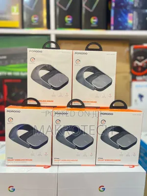 Porodo Vireo Wireless Performance Mouse, Detachable Air Mouse, 5 Dpi