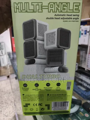 Remax Zf12 Dual Turbos Digital Display Fan