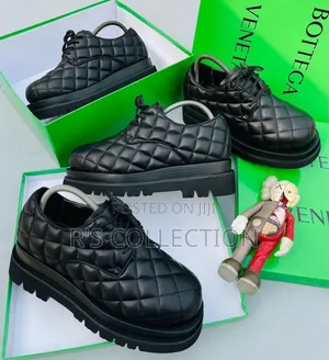 Original Luxury Designer Bottiga Veneta Men Double Sole Shoe