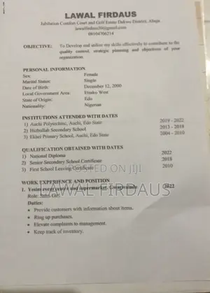 Sales Representative