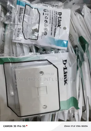 D-Link Single Face Plate + Modular Jack