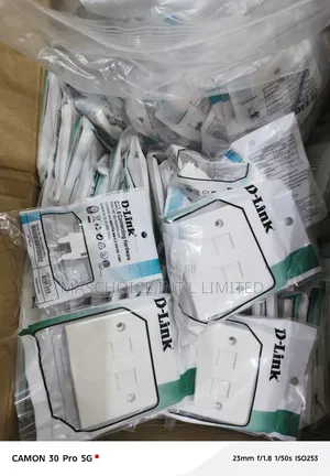 D-Link Double Faceplate + Modular Jack